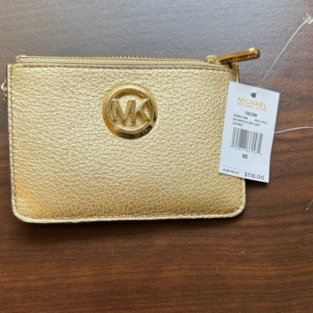 Michael Kors Gold Wristlet